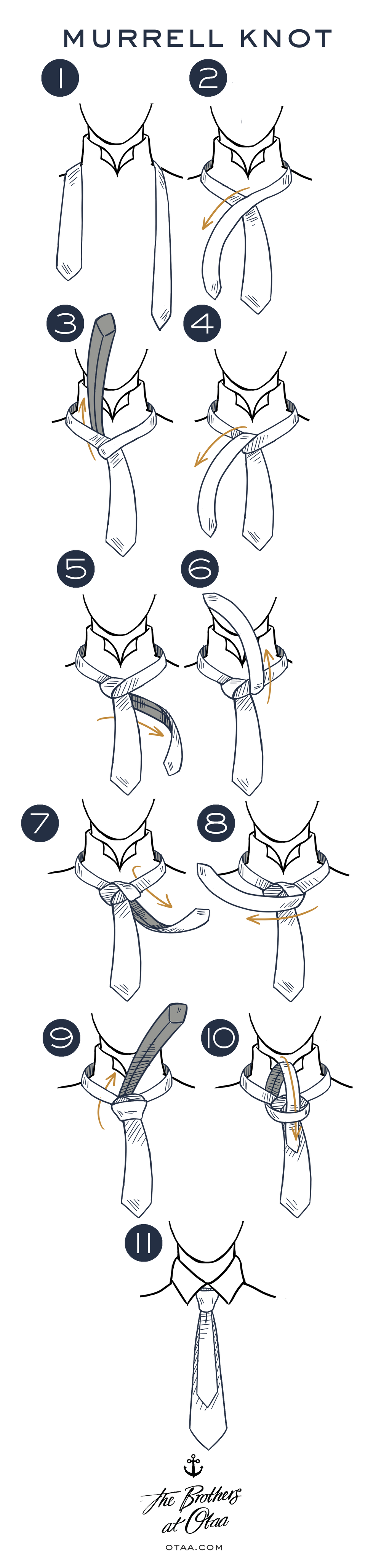 How To Tie a Murrell Knot - steps