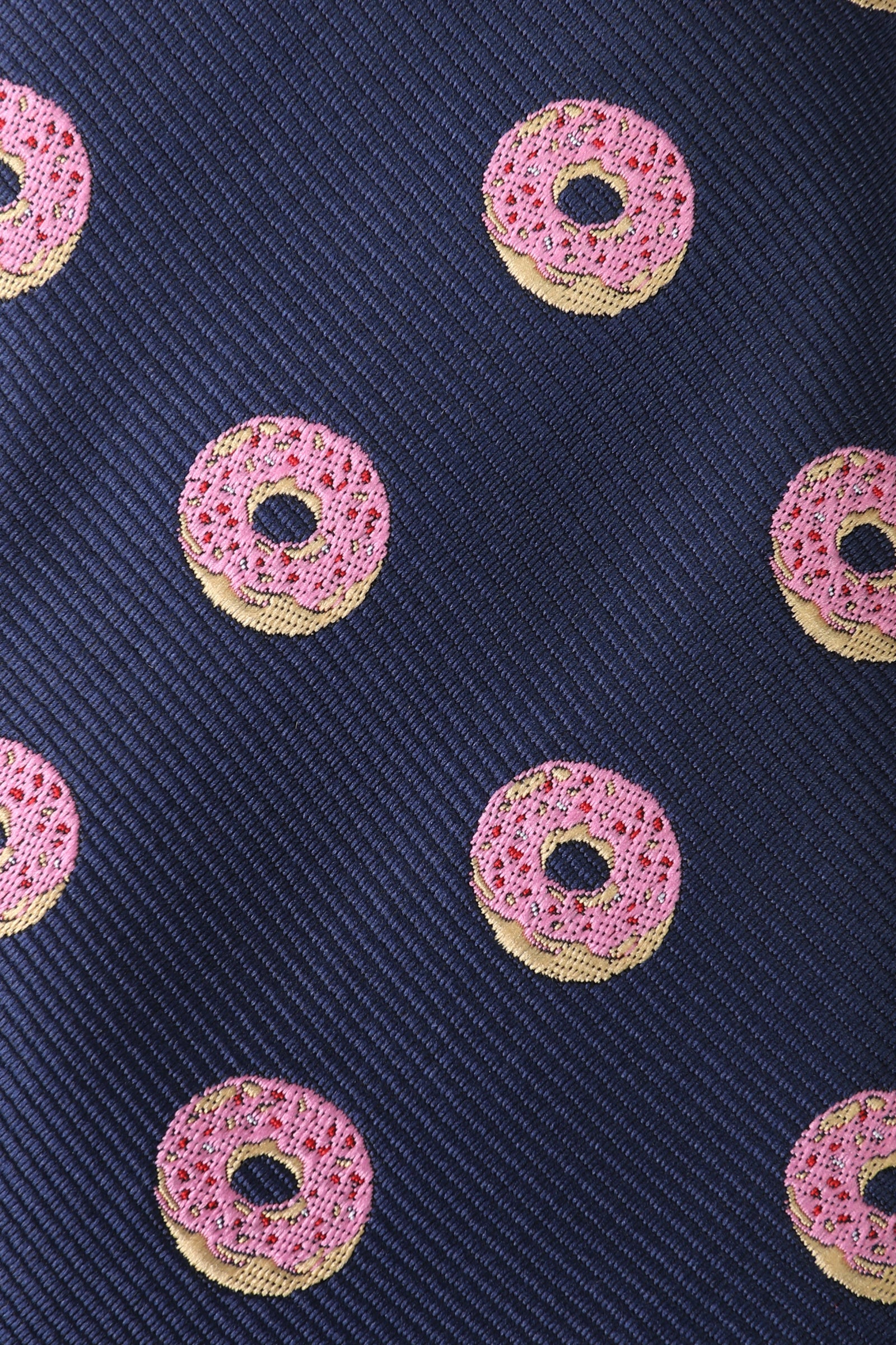 Pink Donuts Kids Necktie Fabric