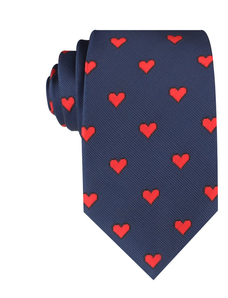 heart neck tie
