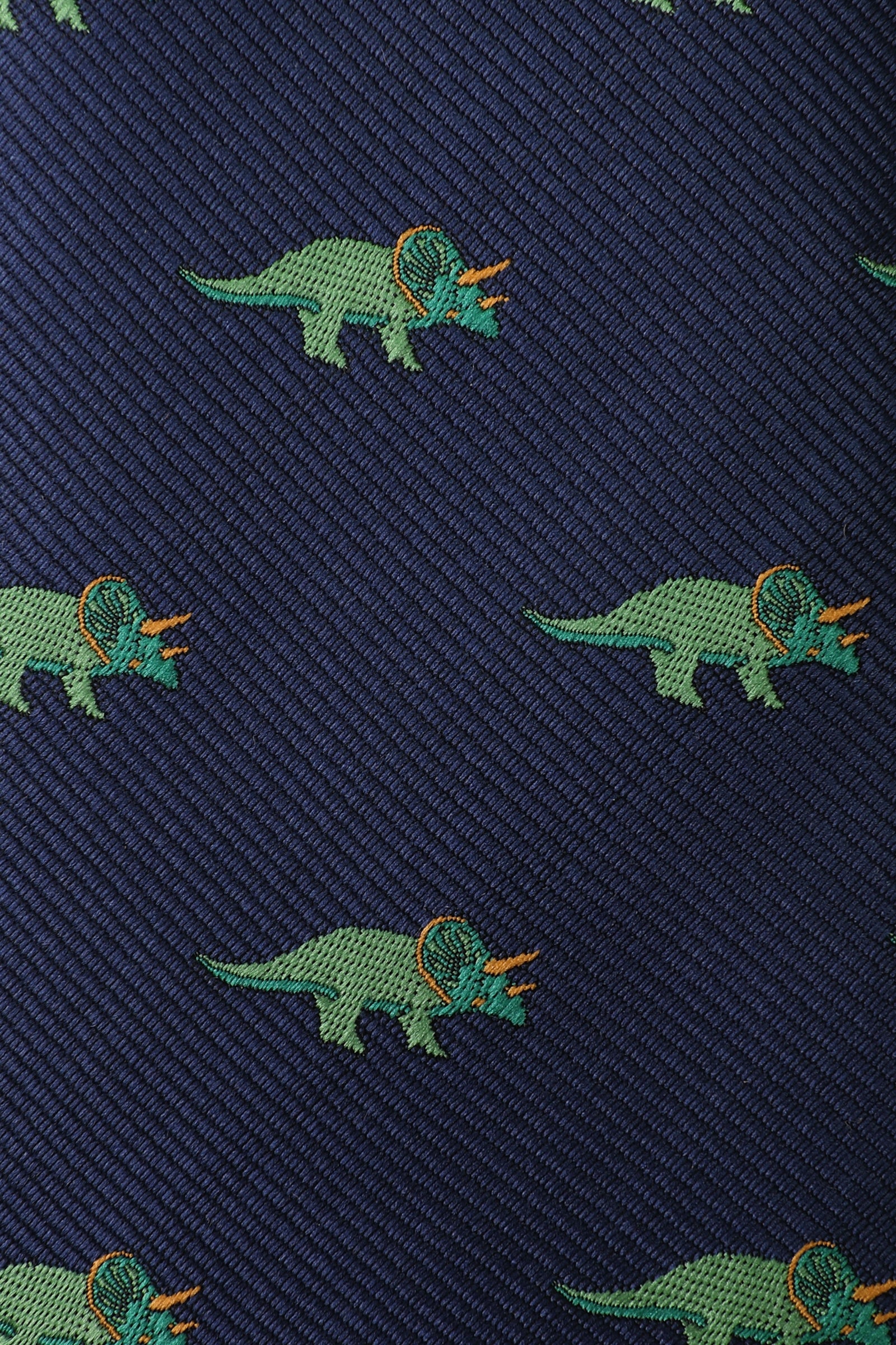Triceratops Dinosaur Kids Necktie Fabric