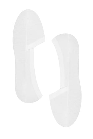 White No-Show Socks