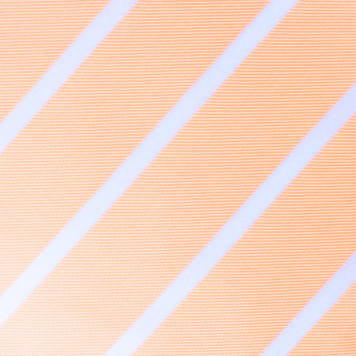 Apricot Striped Skinny Tie Fabric