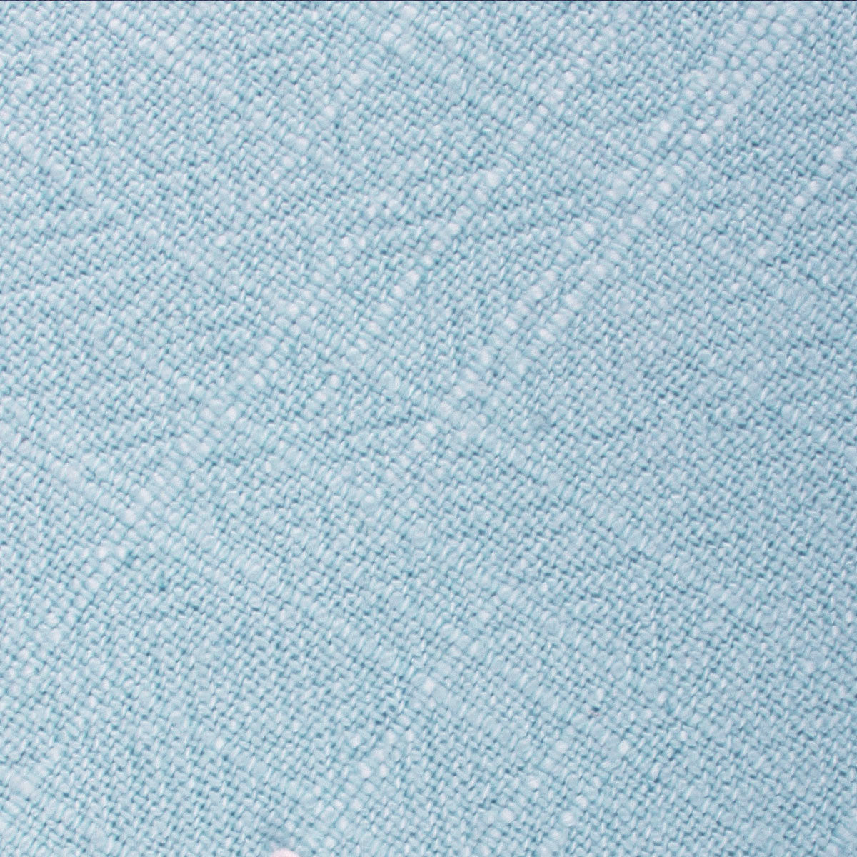 Argentinian Ice Blue Linen Pocket Square Fabric