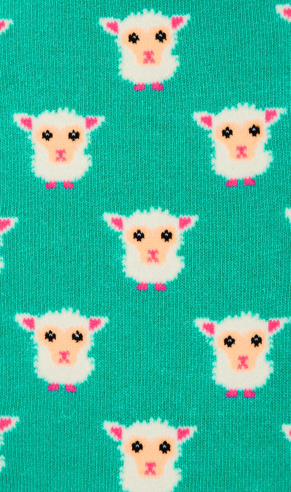 Ba Ba White Sheep Socks Fabric