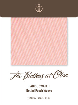 Fabric Swatch (Y146) - Bellini Peach Weave