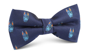 Blue Donkey Bow Tie