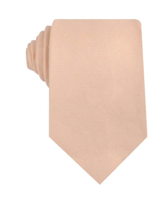 Blush Beige Linen Necktie