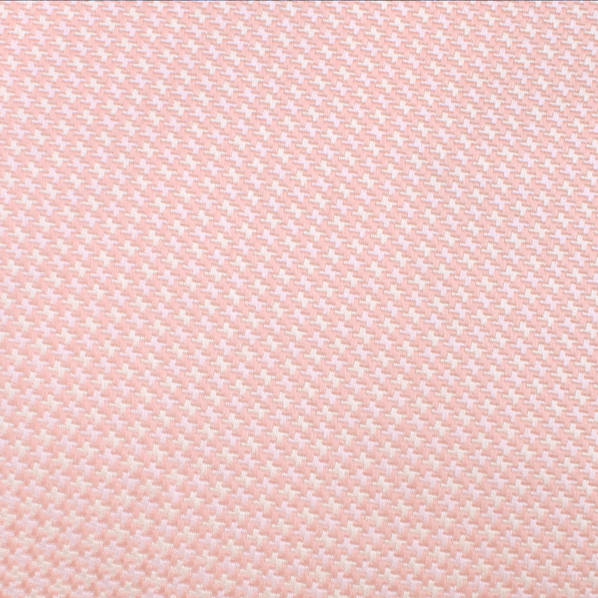 Blush Pink Houndstooth Skinny Tie Fabric