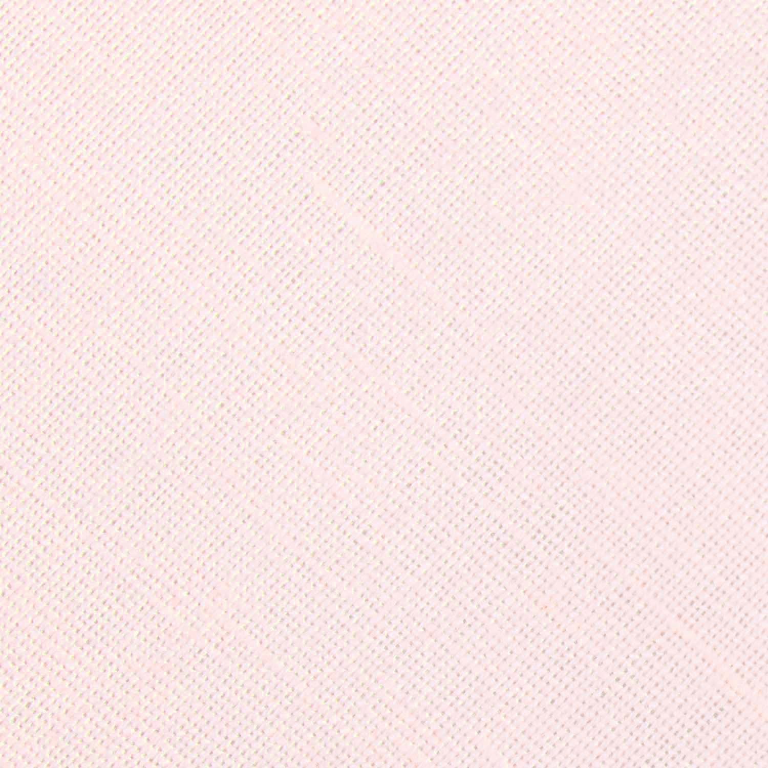 Blush Pink Slub Linen Fabric Pocket Square L169