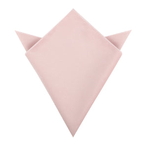 Blush Pink Velvet Pocket Square