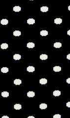 Bond Black White Dot Socks Fabric