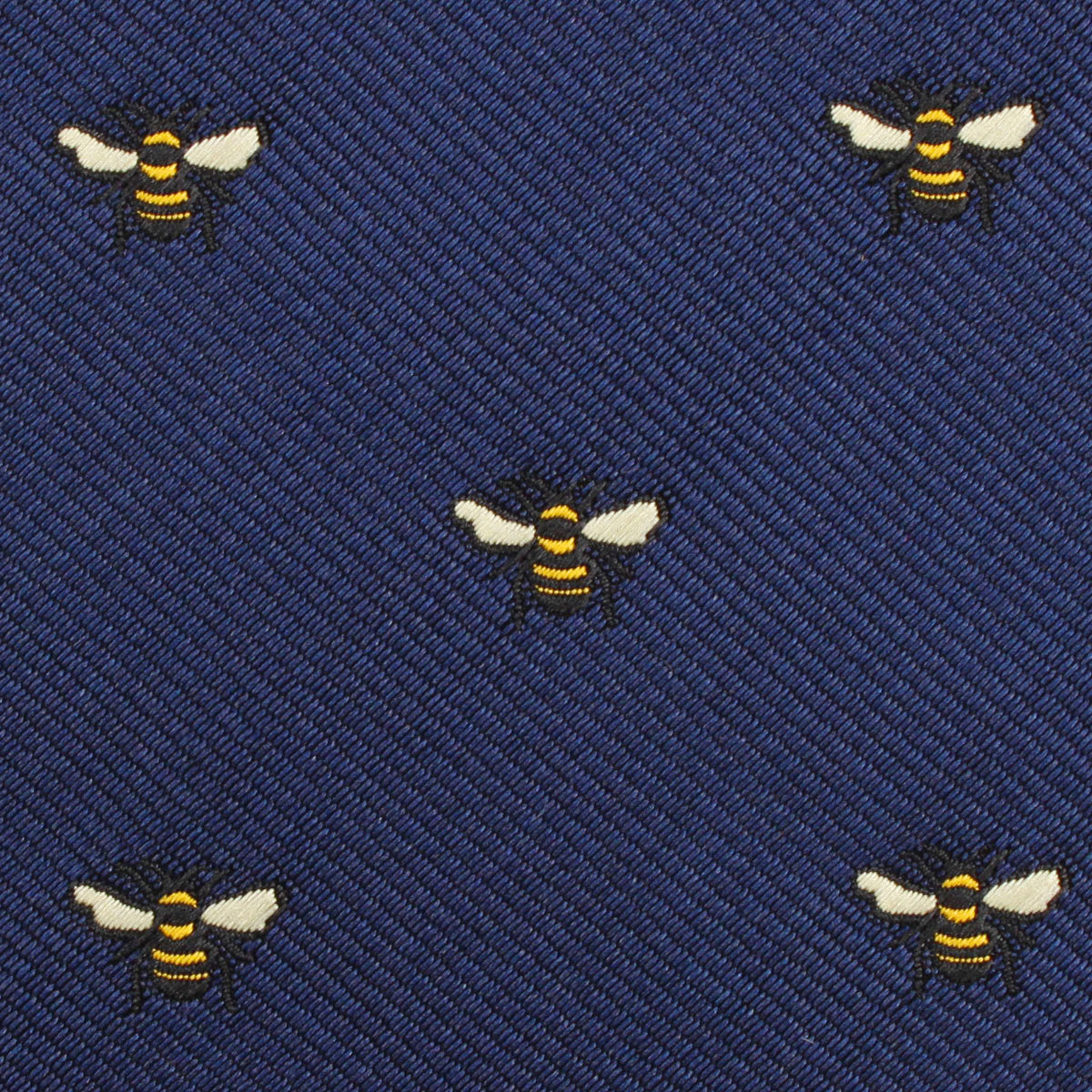 Bumble Bee Fabric Mens Diamond Bowtie