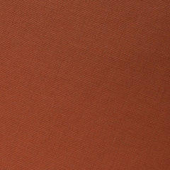 Burnt Terracotta Orange Linen Self Bow Tie Fabric