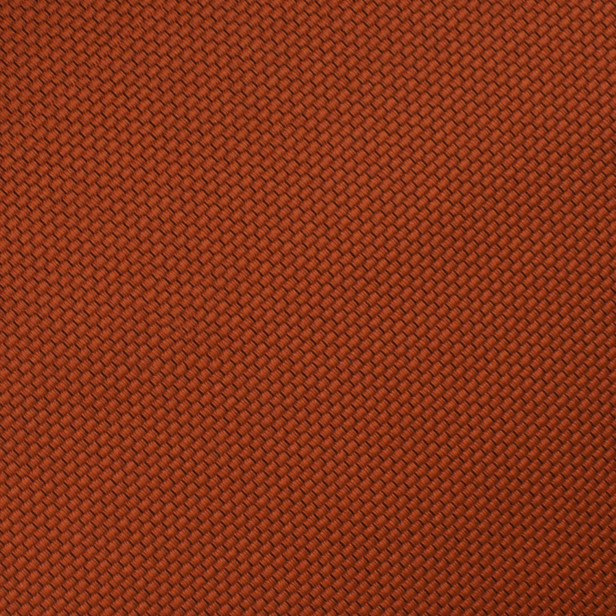 Burnt Orange Rust Weave Pocket Square Fabric