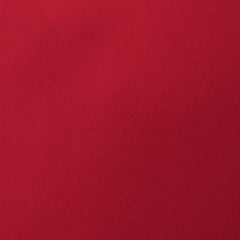 Carmine Red Satin Pocket Square Fabric