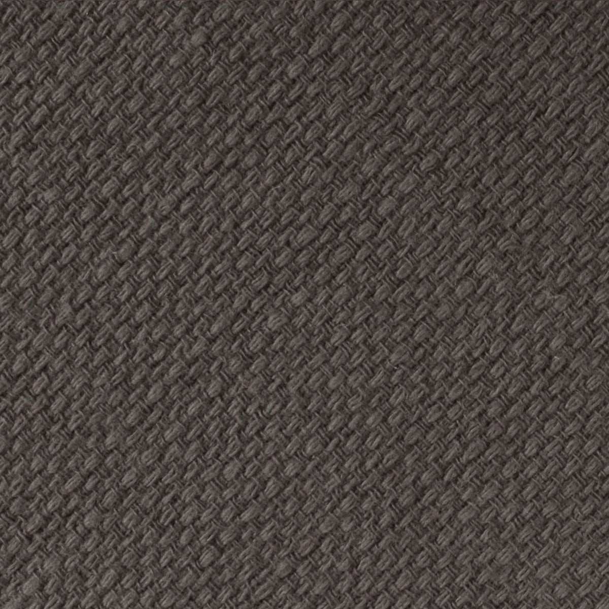 Charcoal Graphite Weave Linen Bow Tie Fabric