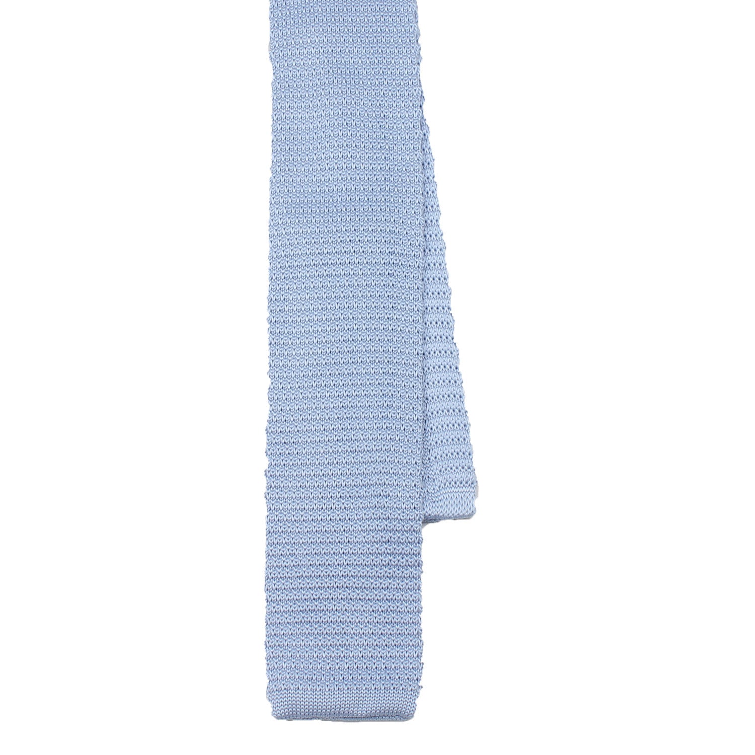Columbia Light Blue Knitted Tie  Shape View