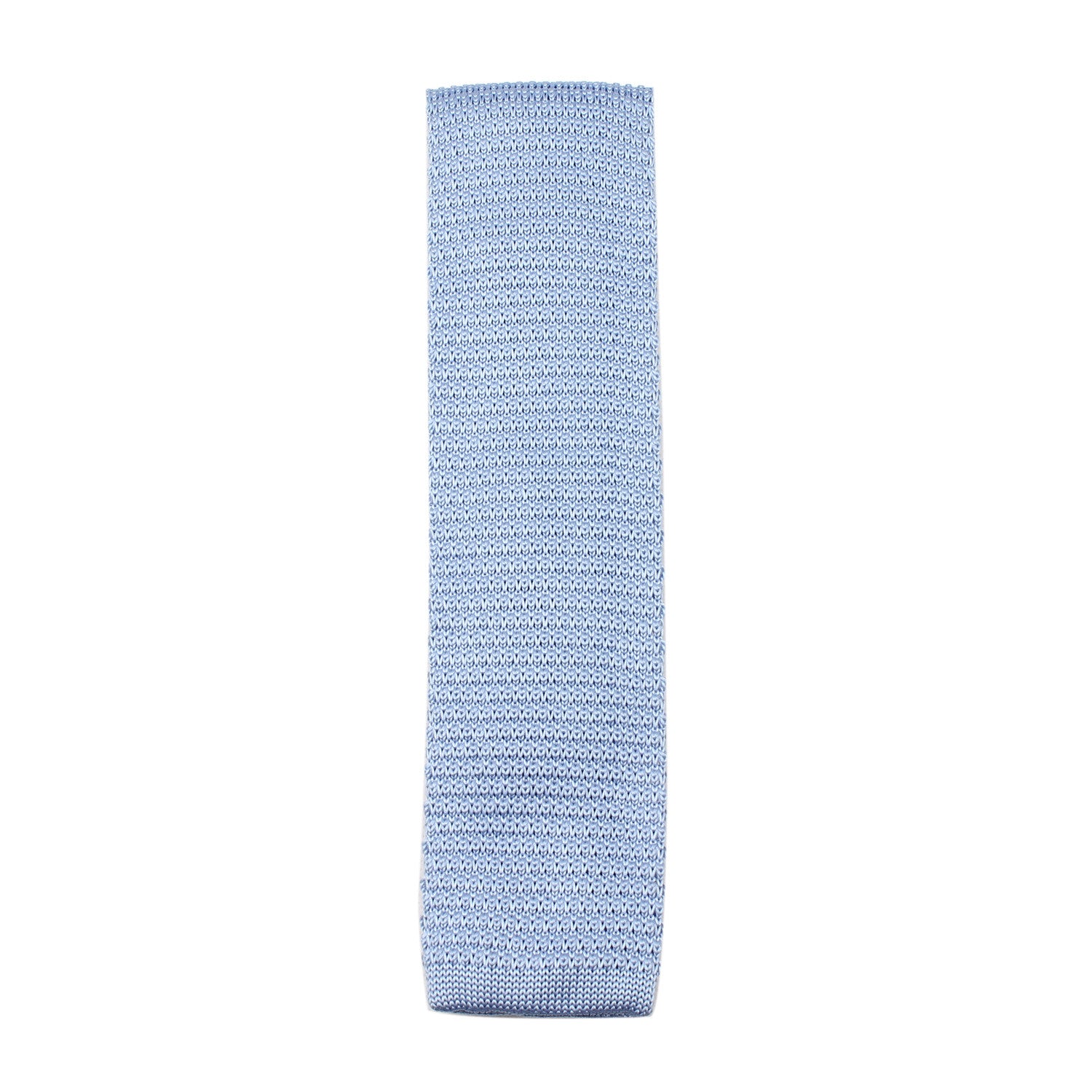 Columbia Light Blue Knitted Tie Vertical View