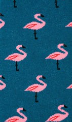 Cuba Beach Flamingo Socks Fabric