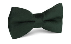 Dark Green Bond Velvet Bow Tie