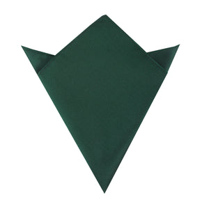 Dark Green Weave Pocket Square