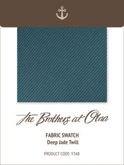 Deep Jade Twill Y348 Fabric Swatch