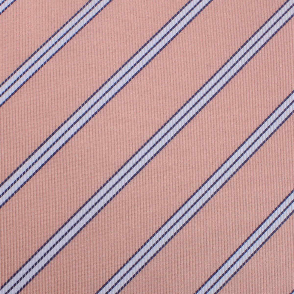 Dusty Peach Copacabana Striped Self Bow Tie Fabric