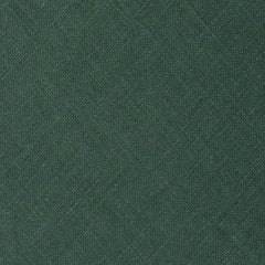 Dusty Emerald Green Linen Skinny Tie Fabric