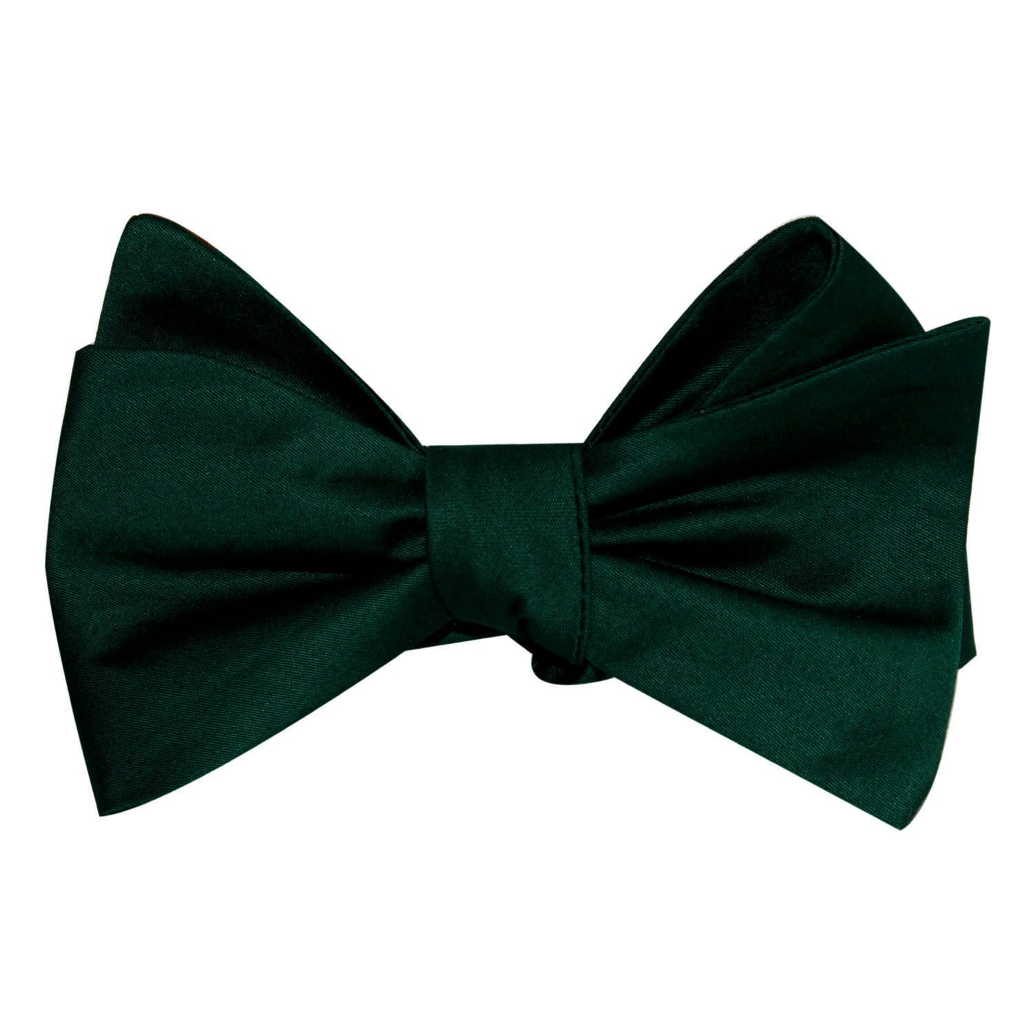 Emerald Green Cotton Self Tie Bow Tie