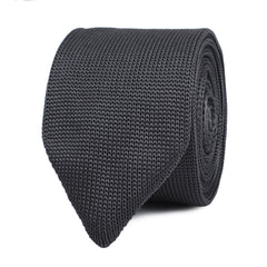 Fawkes Grey Knitted Tie