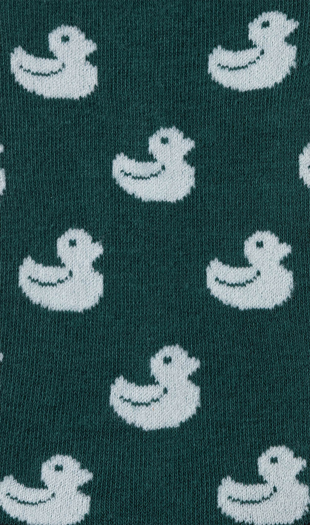 Forest Green Duckling Low Cut Socks Pattern