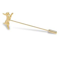 Gold Jack Rabbit Lapel Pins