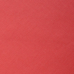 Guava Coral Linen Skinny Tie Fabric