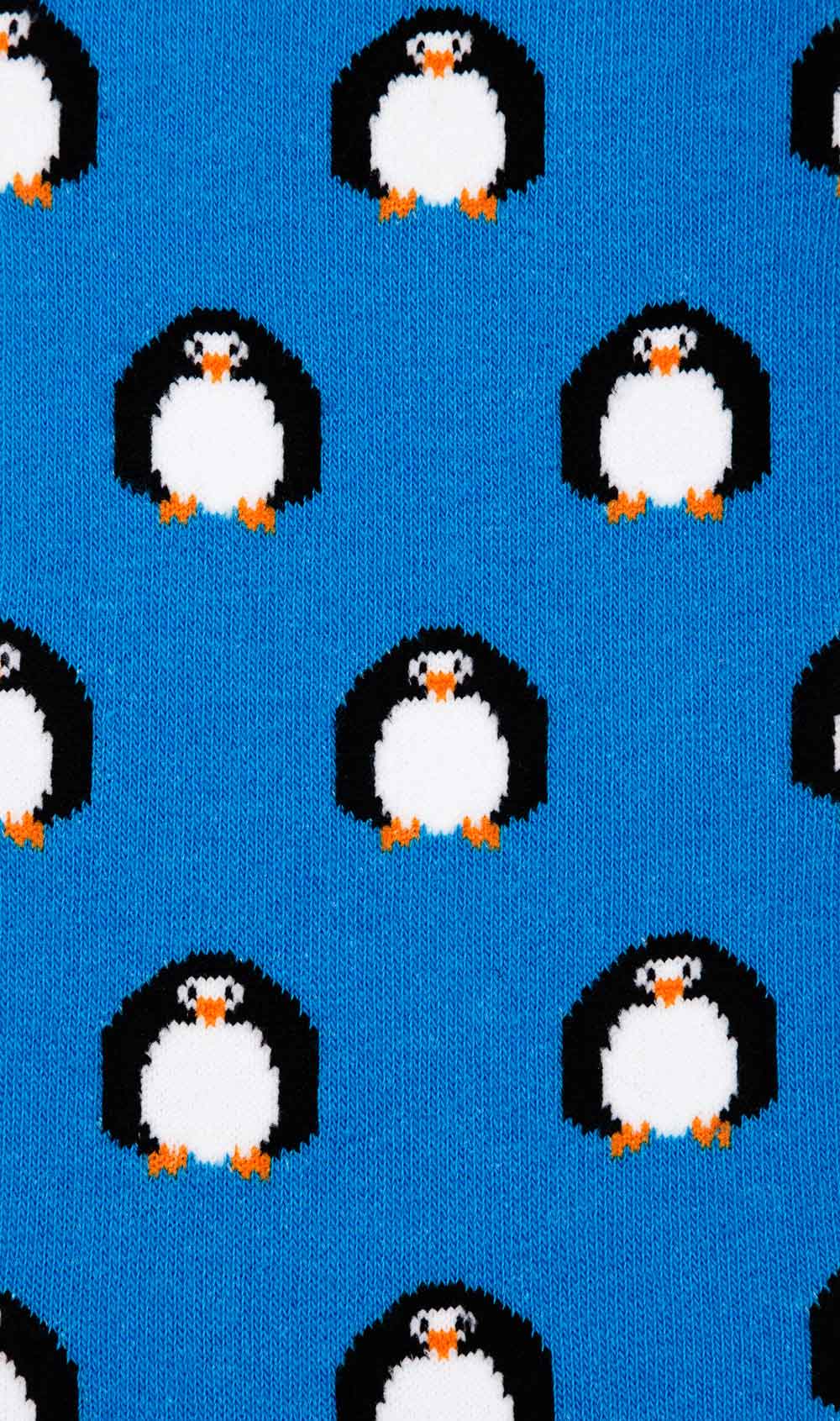 Happy Penguin Socks Fabric