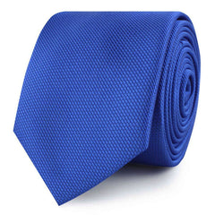 Horizon Blue Weave Skinny Ties