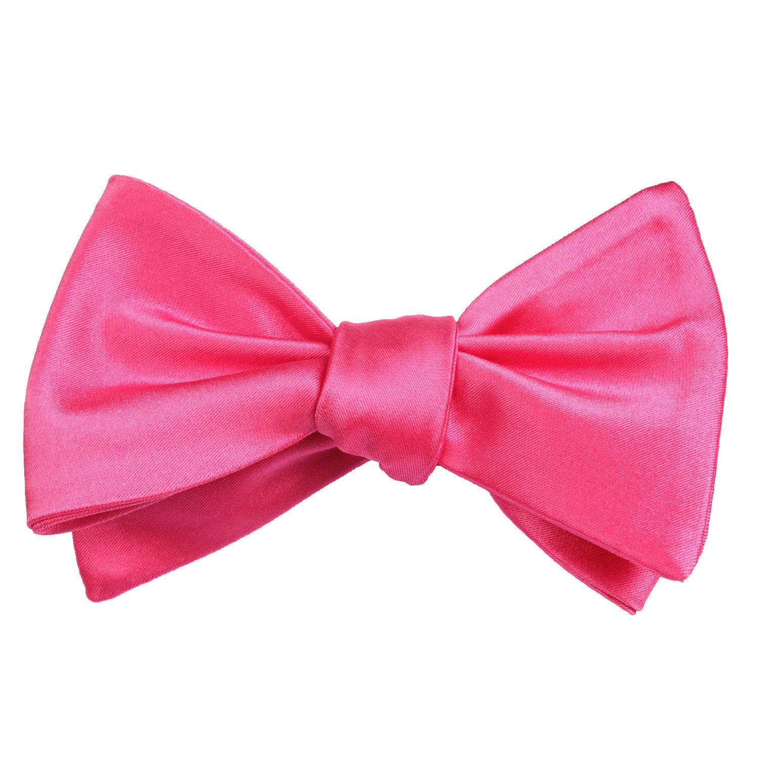Hot Pink Bow Tie Untied Self tied knot by OTAA