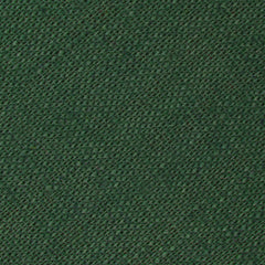 Hunter Green Slub Linen Fabric Mens Diamond Bowtie