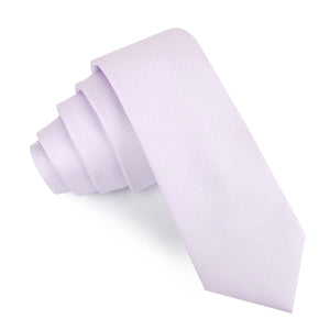 Iris Lilac Purple Weave Skinny Tie