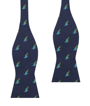 Java Peacock Self Bow Tie
