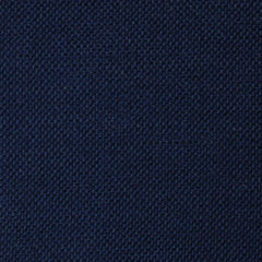 Jeune Fille Endormie Navy Linen Fabric Mens Bow Tie