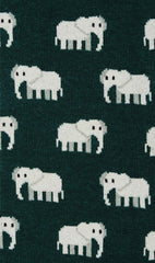 Jungle Elephant Socks Fabric