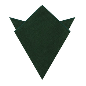 Juniper Green Linen Pocket Square