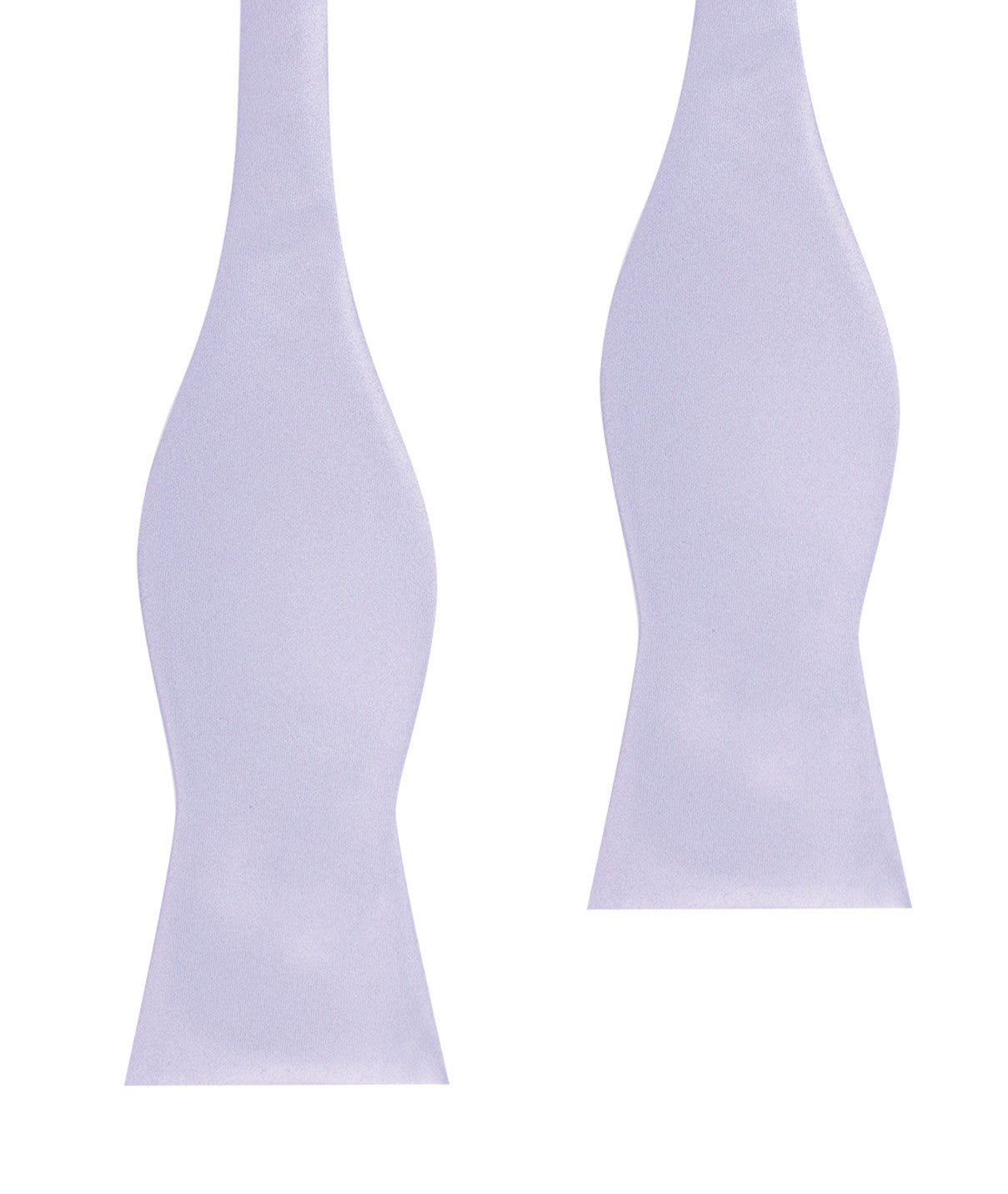 Lavender Purple Satin Self Tie Bow Tie