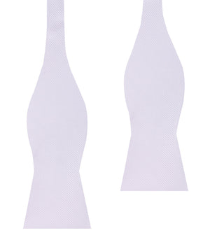Light Lavender Twill Self Bow Tie