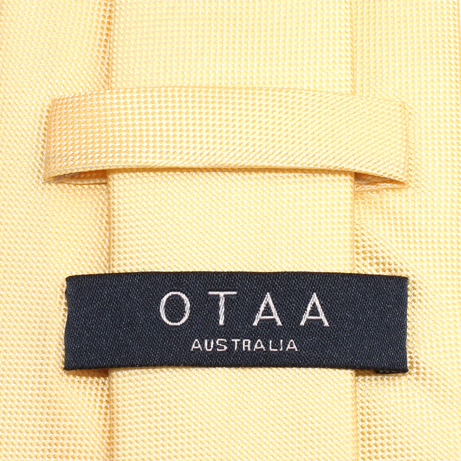 Light Yellow Skinny Tie OTAA Australia