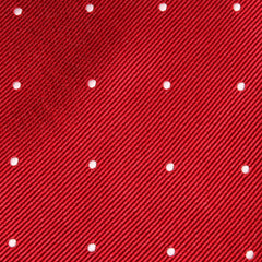 Maroon with White Polka Dots Necktie Fabric