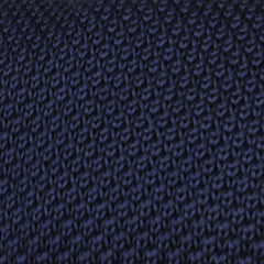 Matutine Navy Knitted Tie Fabric