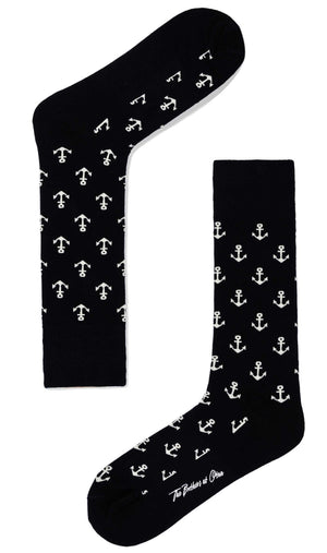 Midnight Anchor Socks