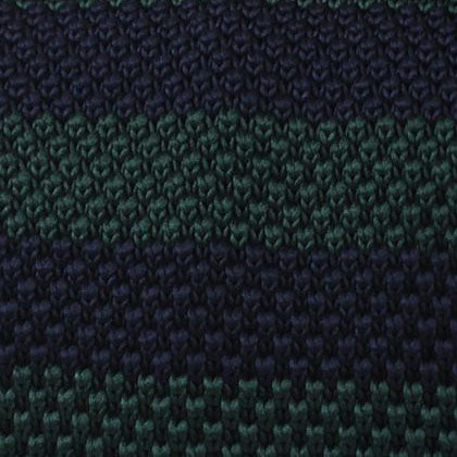 Prince of Darkness Green Knitted Tie Fabric