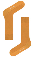 Mustard Yellow Textured Socks